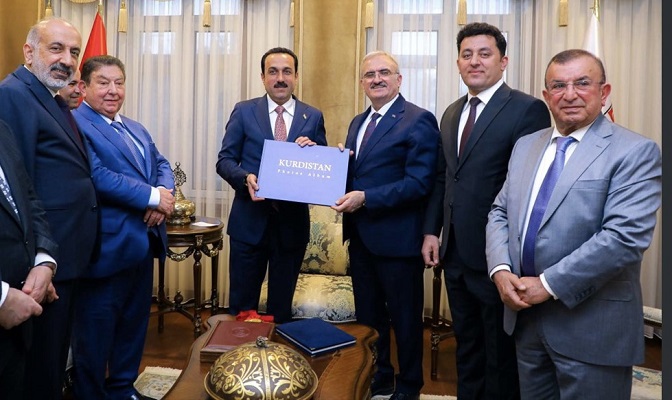 Erbil Valisi’nden Diyarbakır Valisi’ne “Kürdistan” Albümü