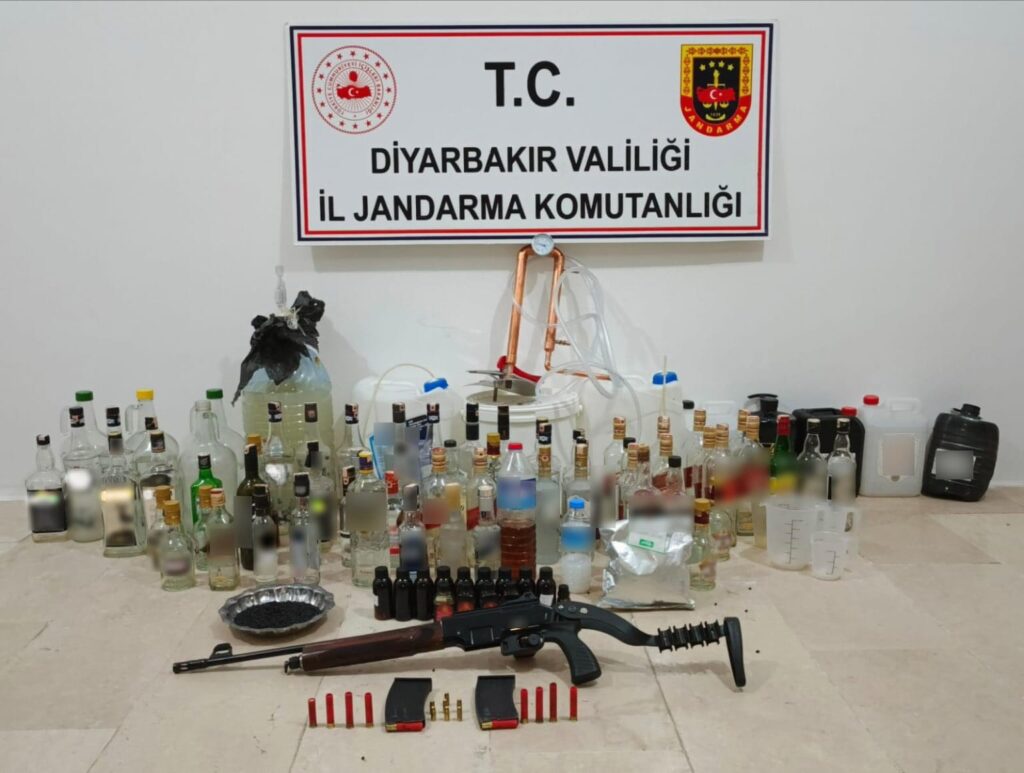 Diyarbakır’da Sahte ve Kaçak Alkol Satışı Yapanlara Operasyonda 1 Gözaltı